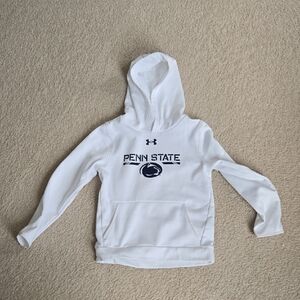 Under Armour White Penn State Hoodie Youth